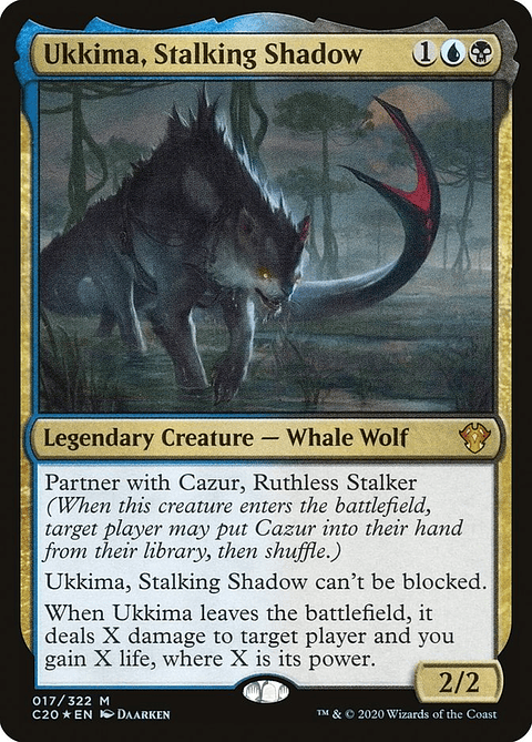 Ukkima, Stalking Shadow (foil) | Español | NM | C20