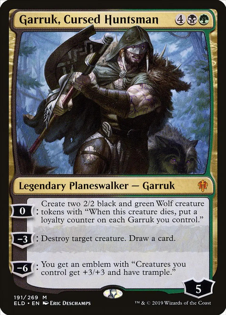 Garruk, Cursed Huntsman | Inglés | NM | ELD 1