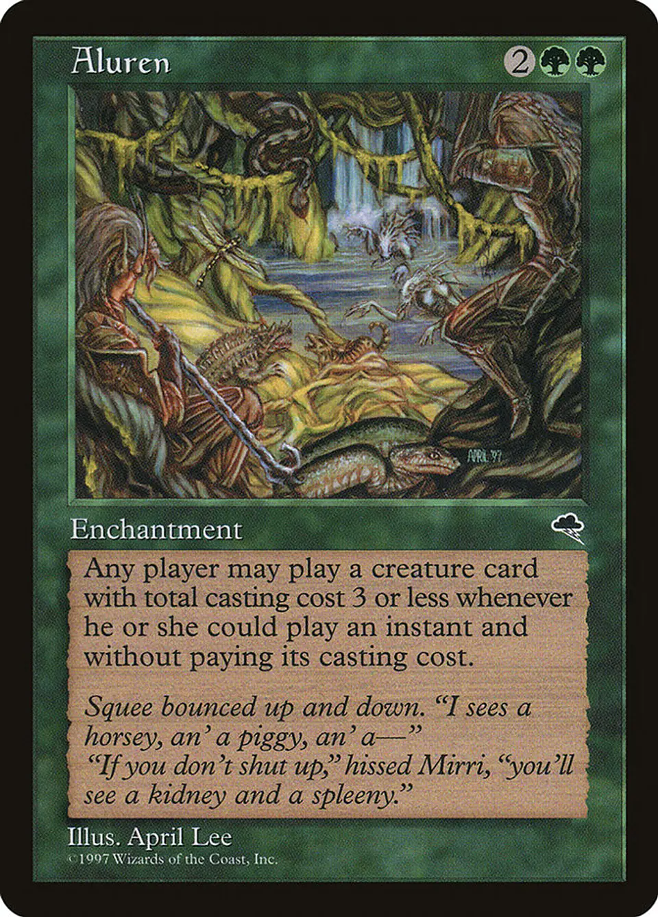 Aluren (Retro Frame) | Inglés | NM | TMP 1