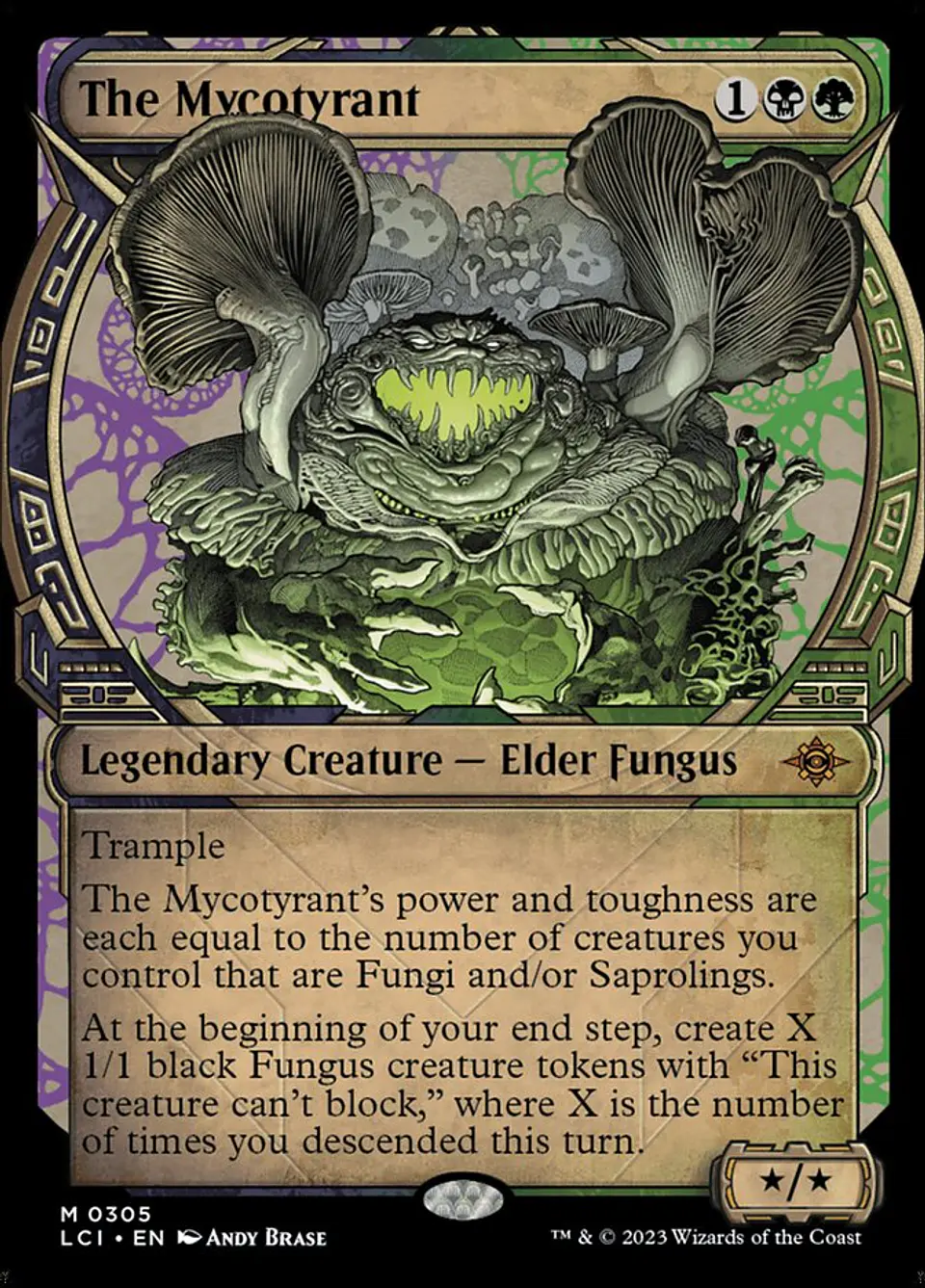 The Mycotyrant (Showcase foil) | Inglés | NM | LCI 1