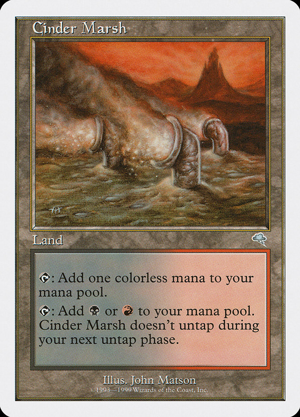 Cinder Marsh (Retro Frame) | Inglés | NM | BRB 1