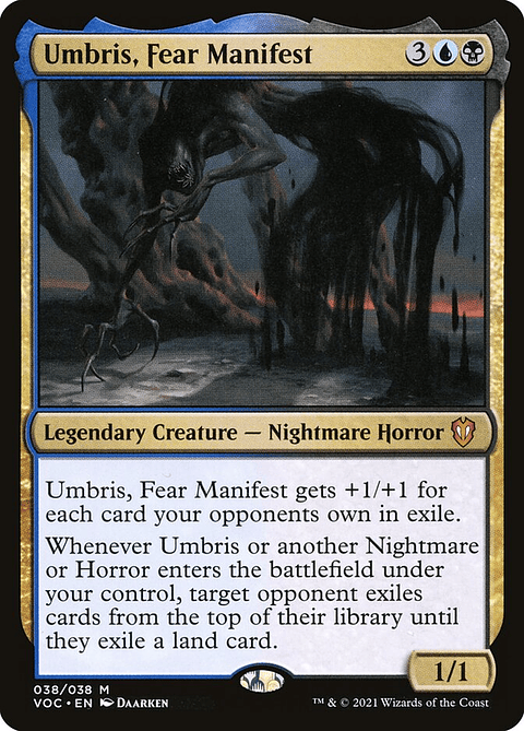 Umbris, Fear Manifest | Inglés | NM | VOC