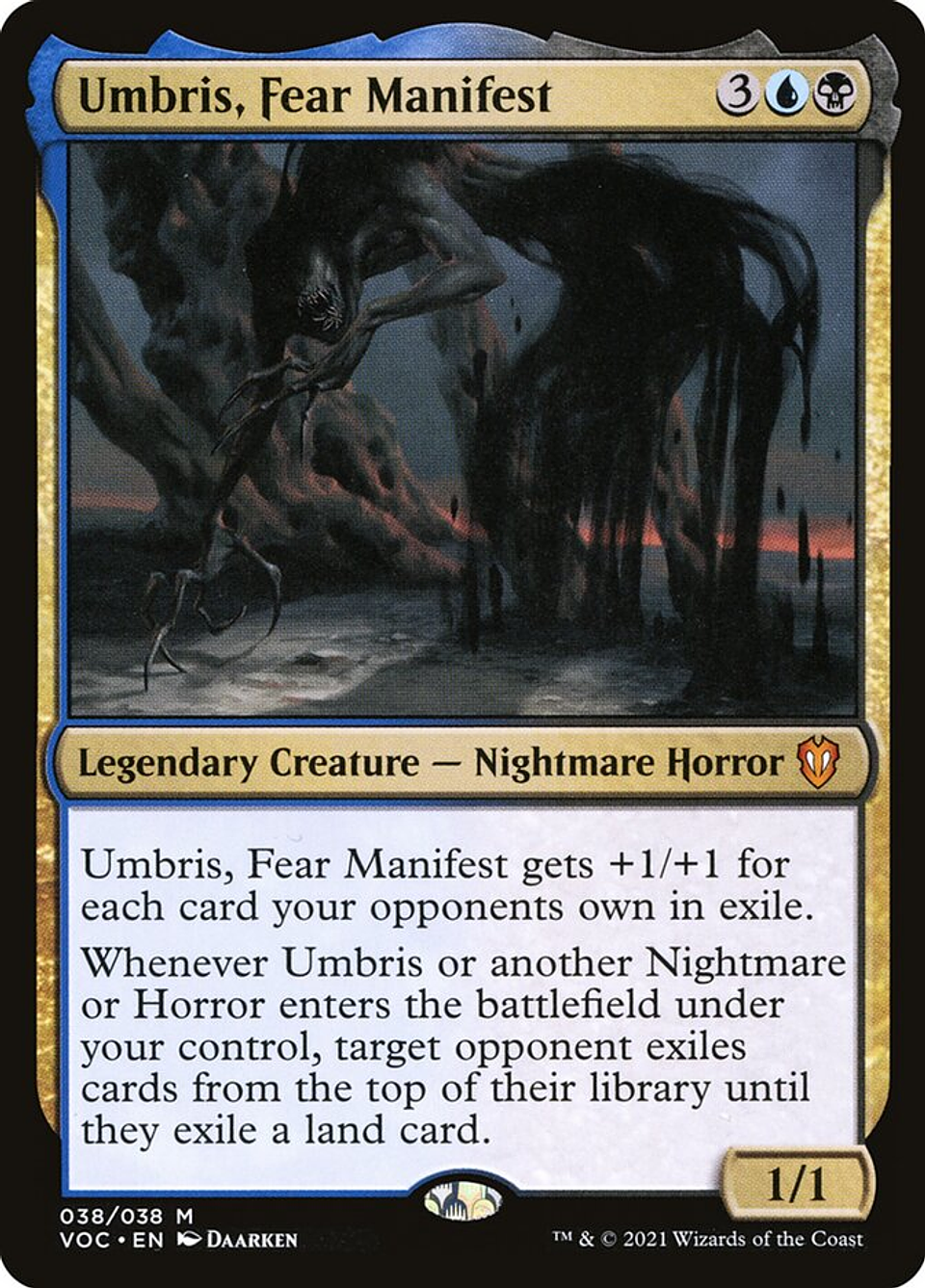 Umbris, Fear Manifest | Inglés | NM | VOC 1