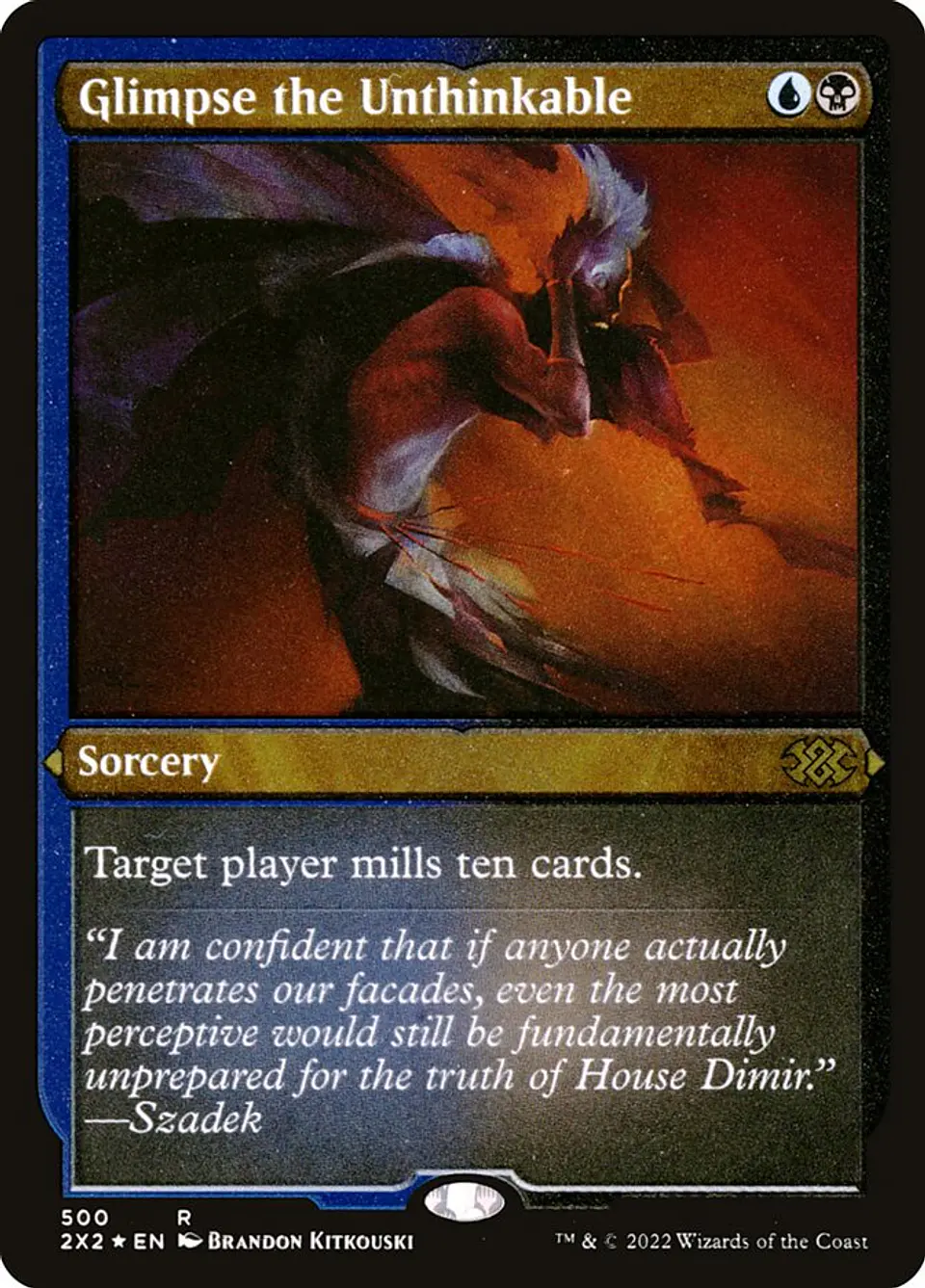Glimpse the Unthinkable (Etched) | Inglés | EX | 2X2 1