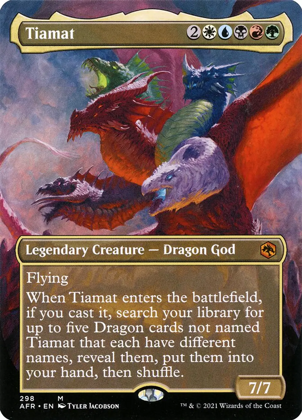 Tiamat (Borderless) | Inglés | NM | AFR 1