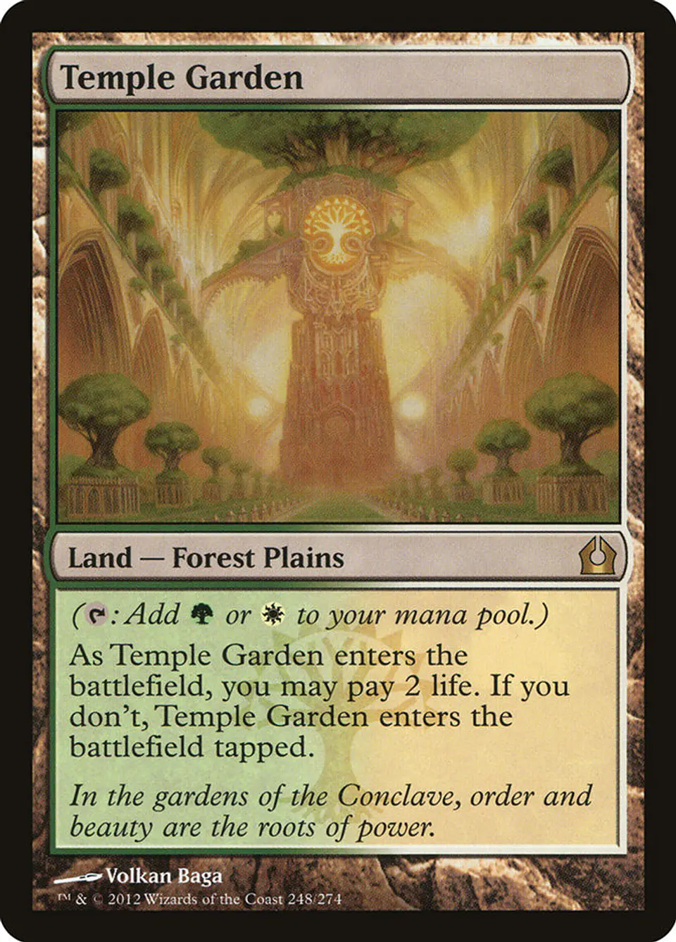 Temple Garden | Inglés | NM | RTR 1