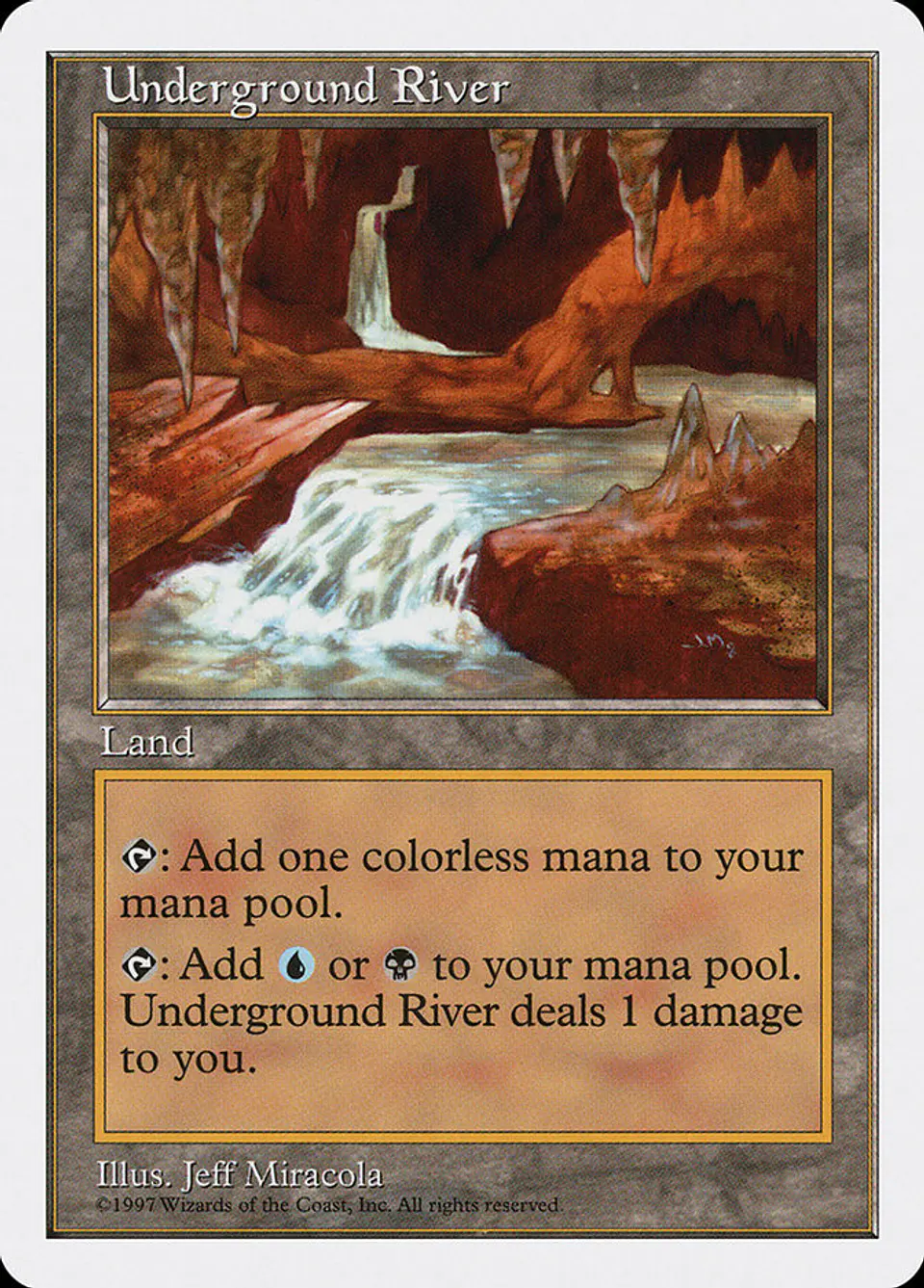 Underground River (Retro Frame) | Español | VG | 5ED 1