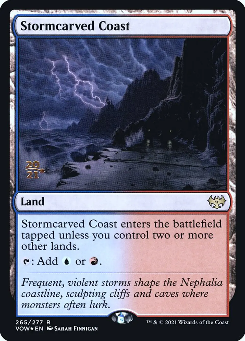 Stormcarved Coast (Launch foil) | Español | NM | PVOW 1