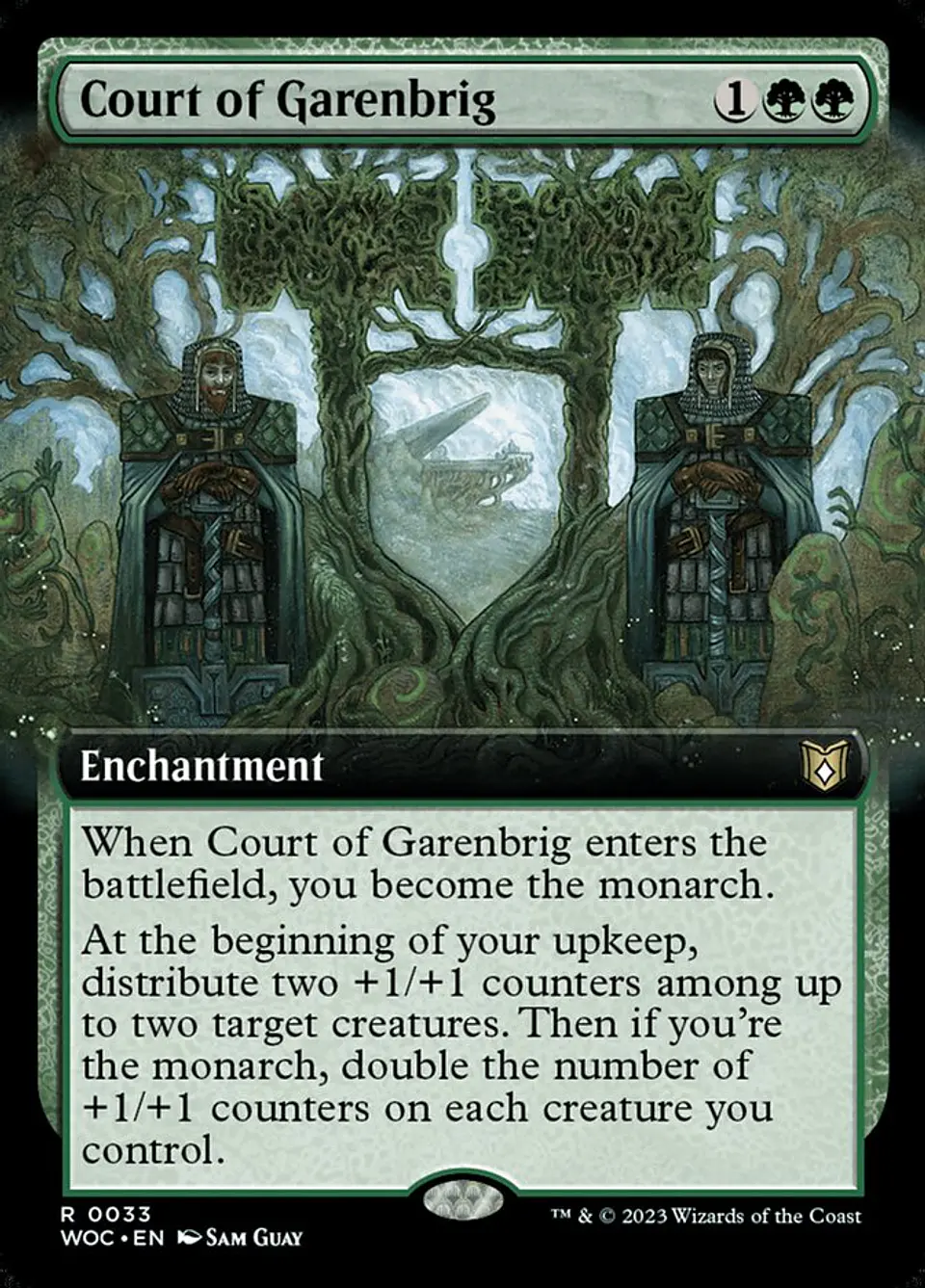 Court of Garenbrig (Extended Art foil) | Español | NM | WOC 1