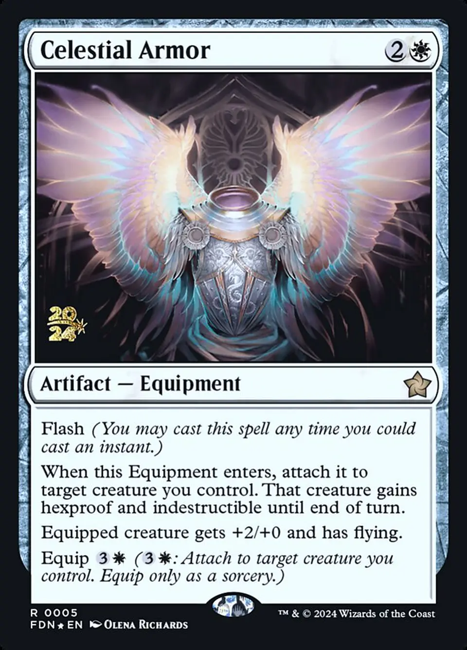 Celestial Armor (Launch foil) | Español | NM | PFDN 1