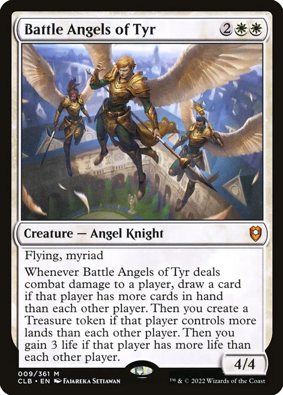Battle Angels of Tyr (foil) | Español | NM | CLB 1