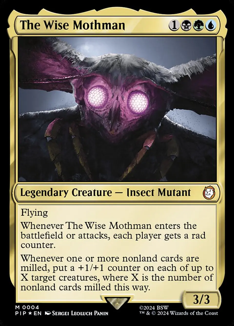 The Wise Mothman (foil) | Inglés | NM | PIP 1