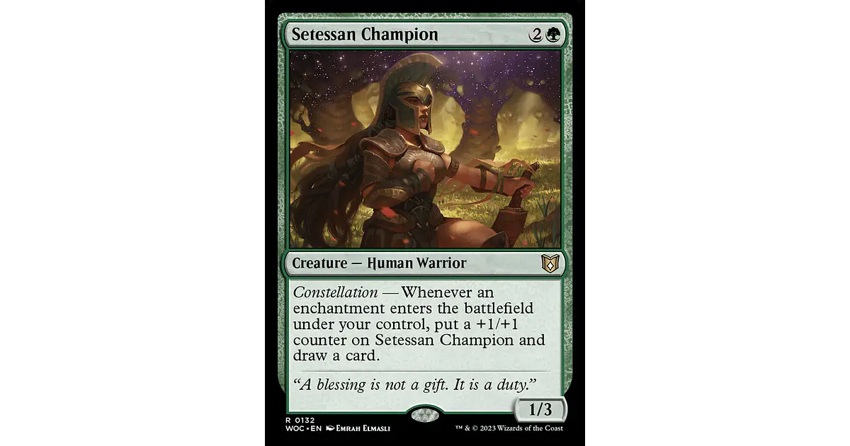 Setessan Champion | Inglés | NM | WOC