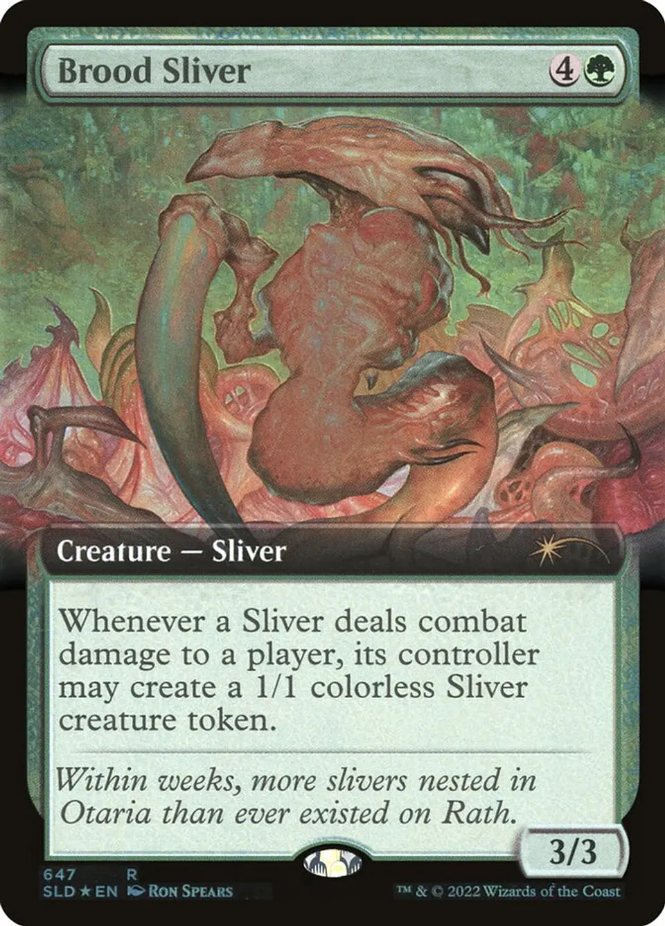 Brood Sliver (Extended Art foil) | Inglés | NM | SLD 1