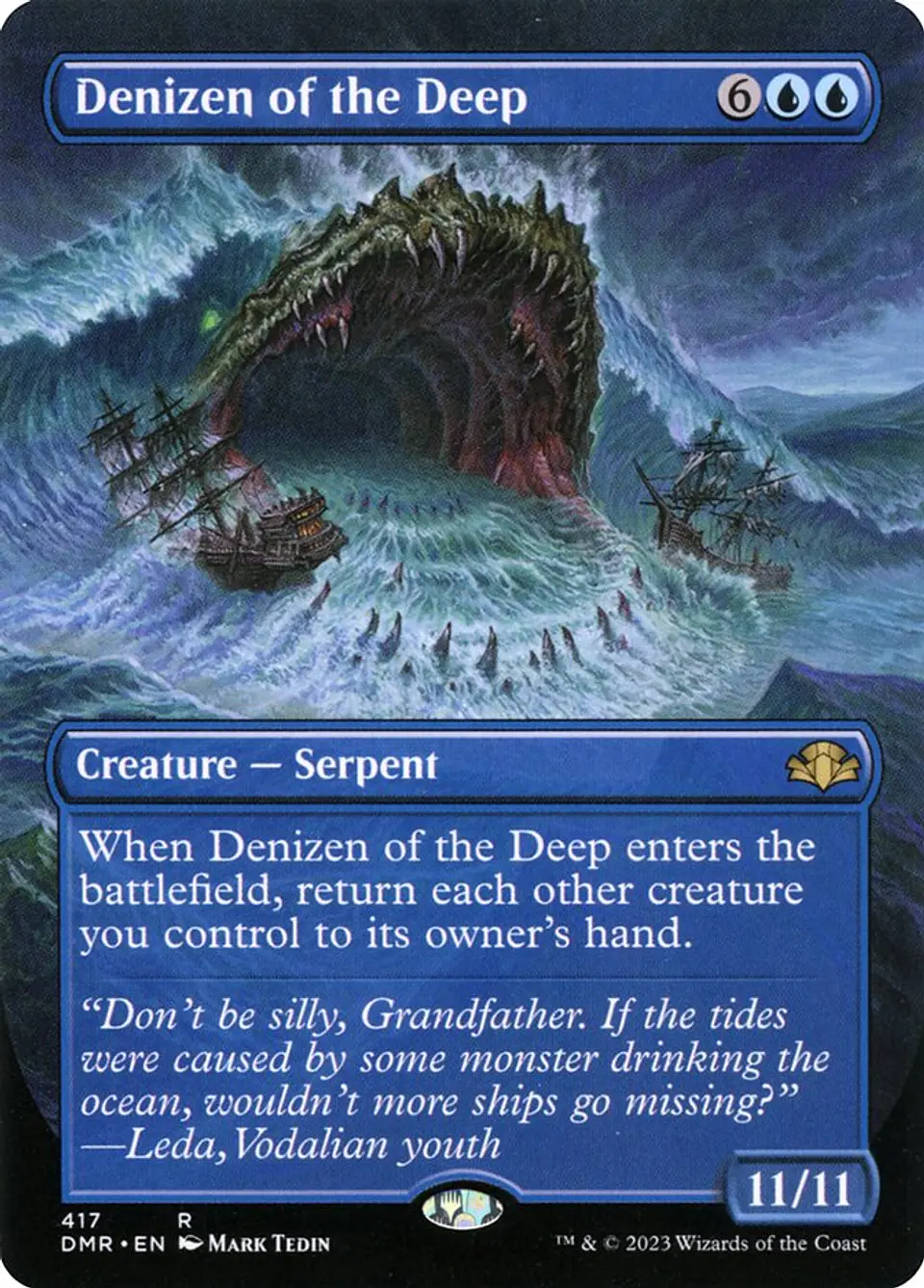 Denizen of the Deep (Borderless foil) | Inglés | NM | DMR 1