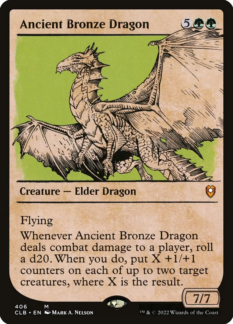 Ancient Bronze Dragon (Showcase) | Español | NM | CLB 1