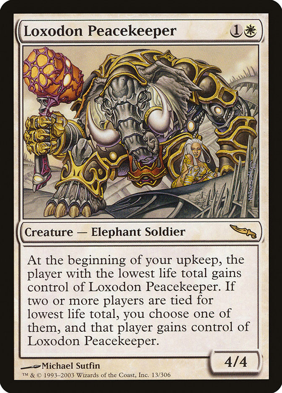 Loxodon Peacekeeper (foil) | Español | NM | MRD 1