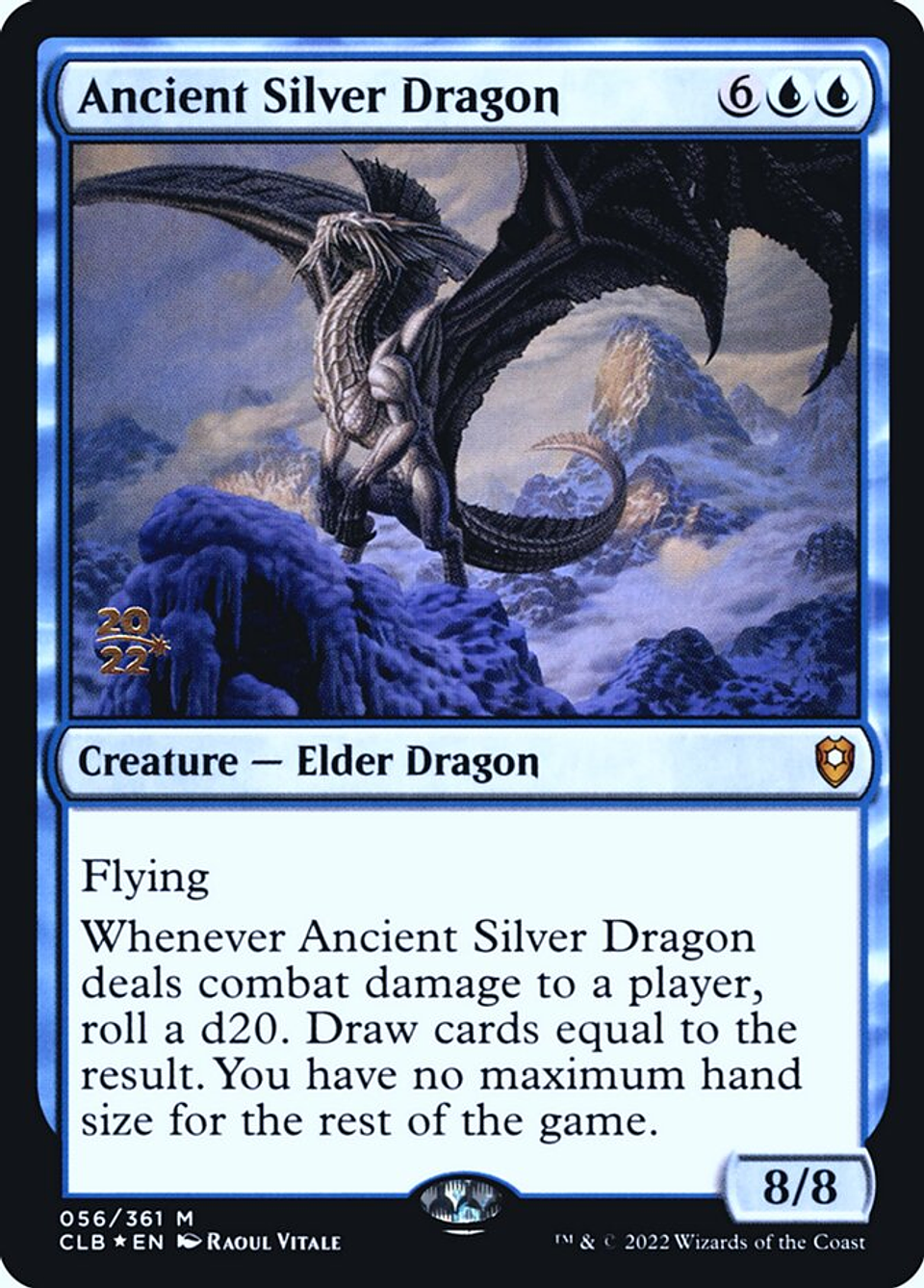 Ancient Silver Dragon (Launch foil) | Español | NM | PCLB 1