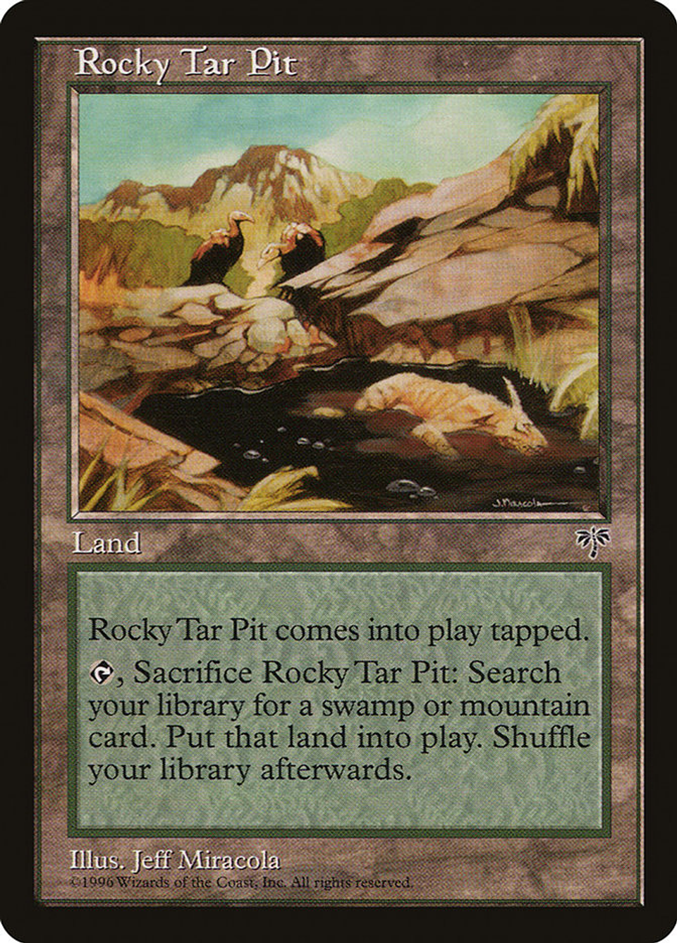 Rocky Tar Pit (Retro Frame) | Español | VG | MIR 1