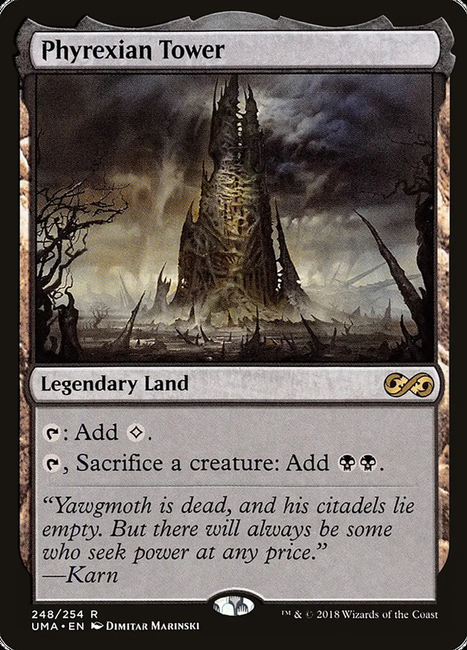 Phyrexian Tower | Inglés | NM | UMA 1