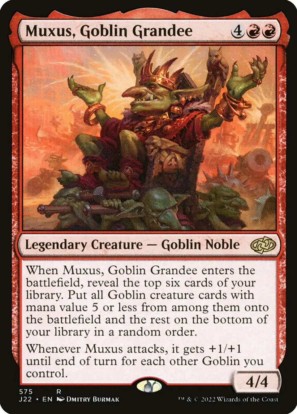 Muxus, Goblin Grandee | Inglés | NM | J22 1