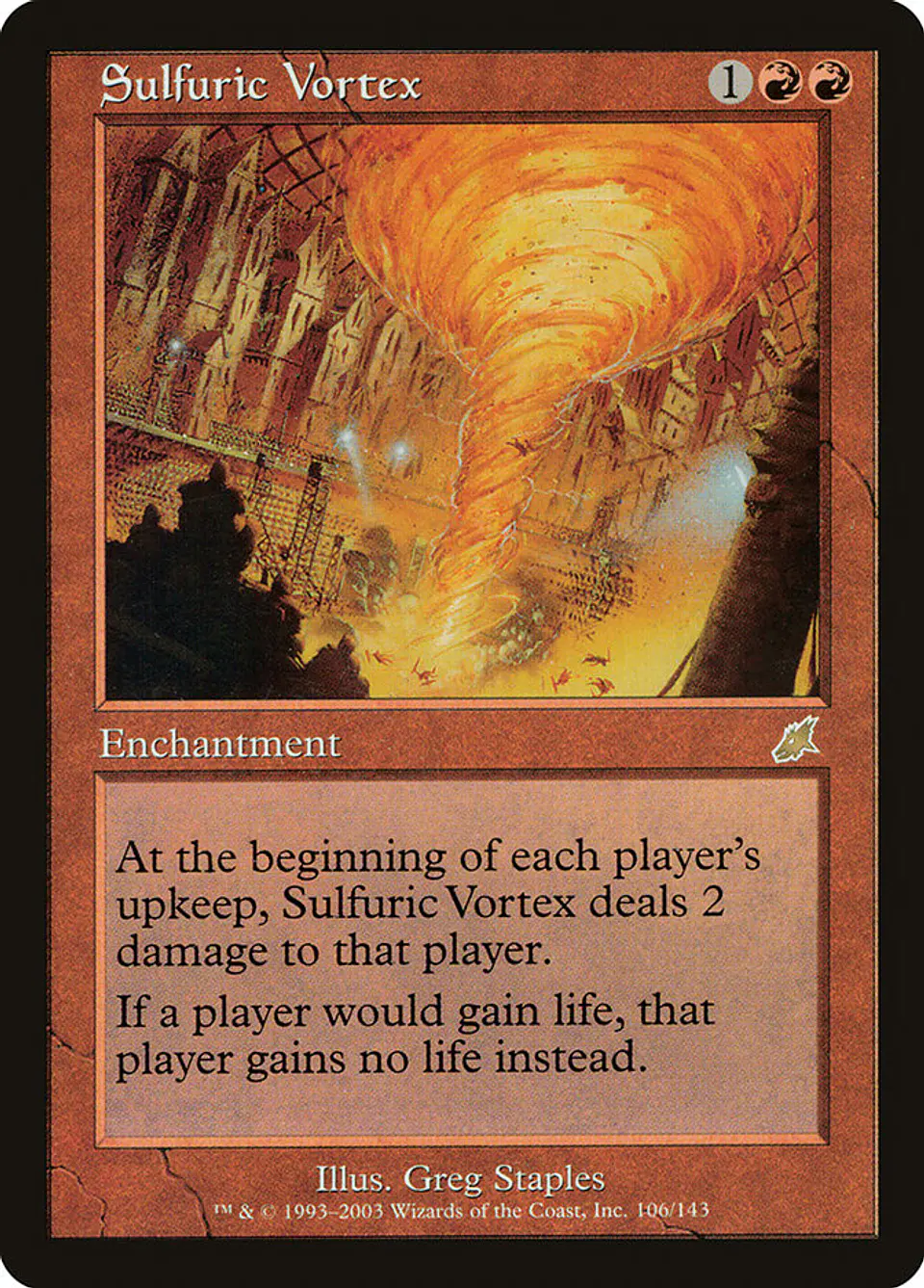 Sulfuric Vortex (Retro Frame) | Español | VG | SCG 1