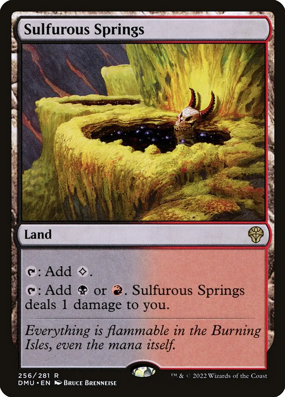 Sulfurous Springs (foil) | Español | NM | DMU 1