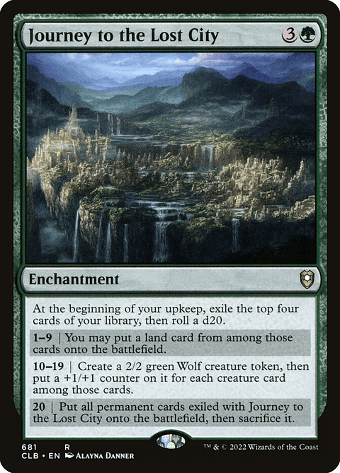 Journey to the Lost City | Inglés | NM | CLB