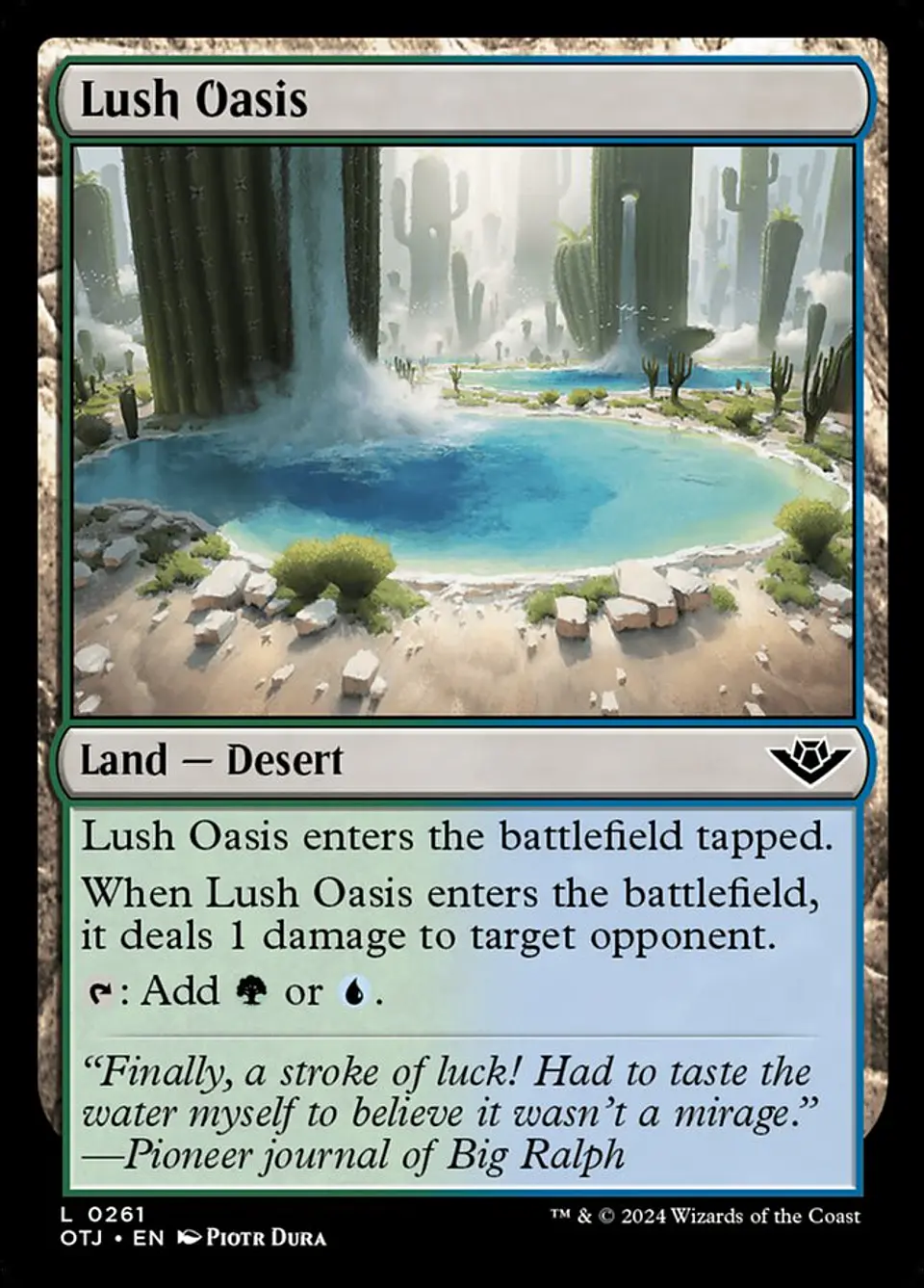 Lush Oasis | Español | NM | OTJ 1