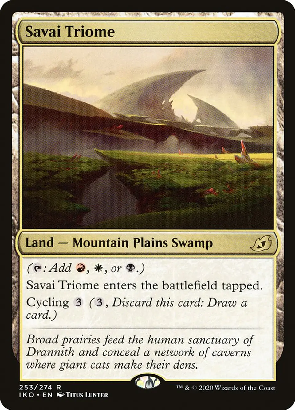 Savai Triome (foil) | Español | NM | IKO 1