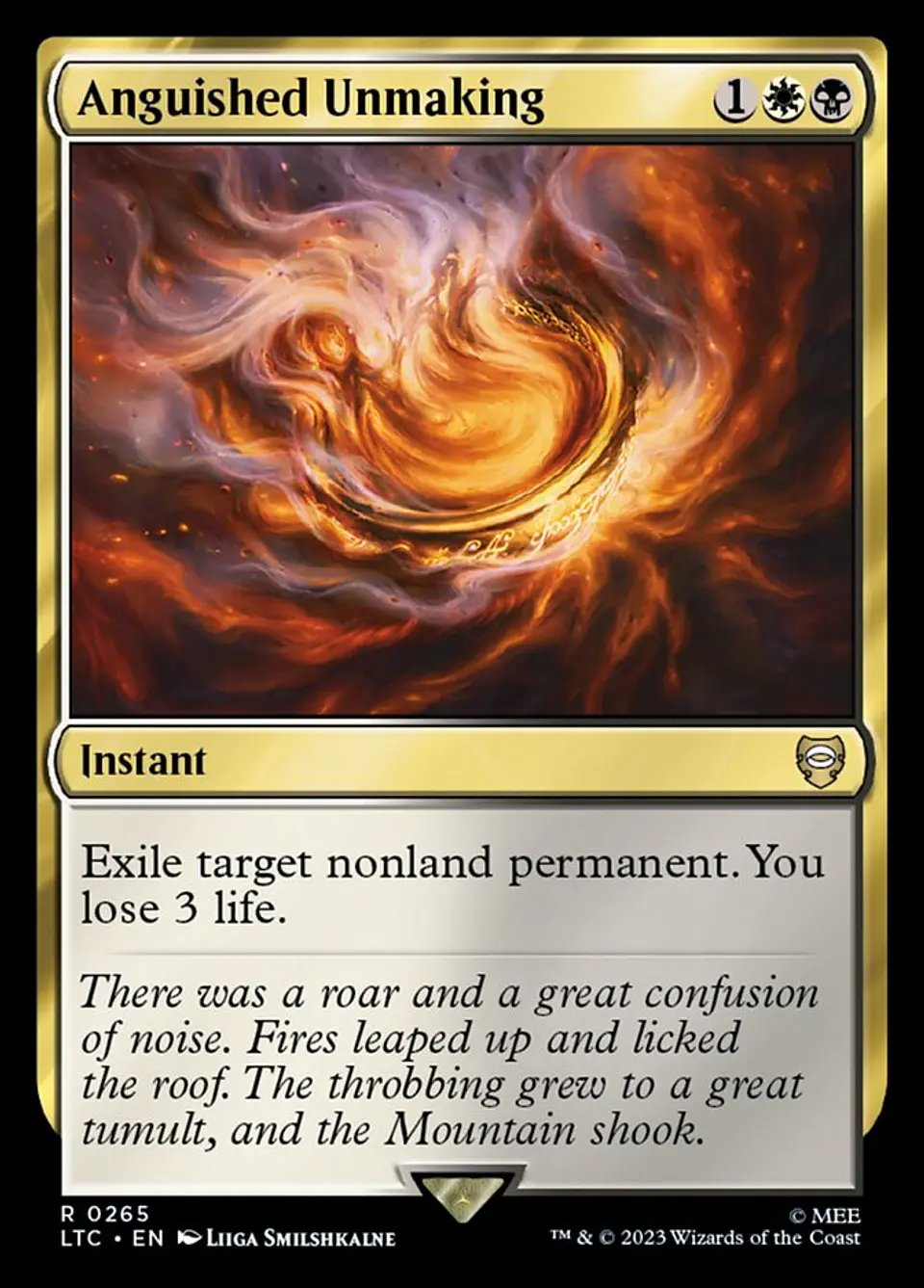 Anguished Unmaking | Español | NM | LTC 1