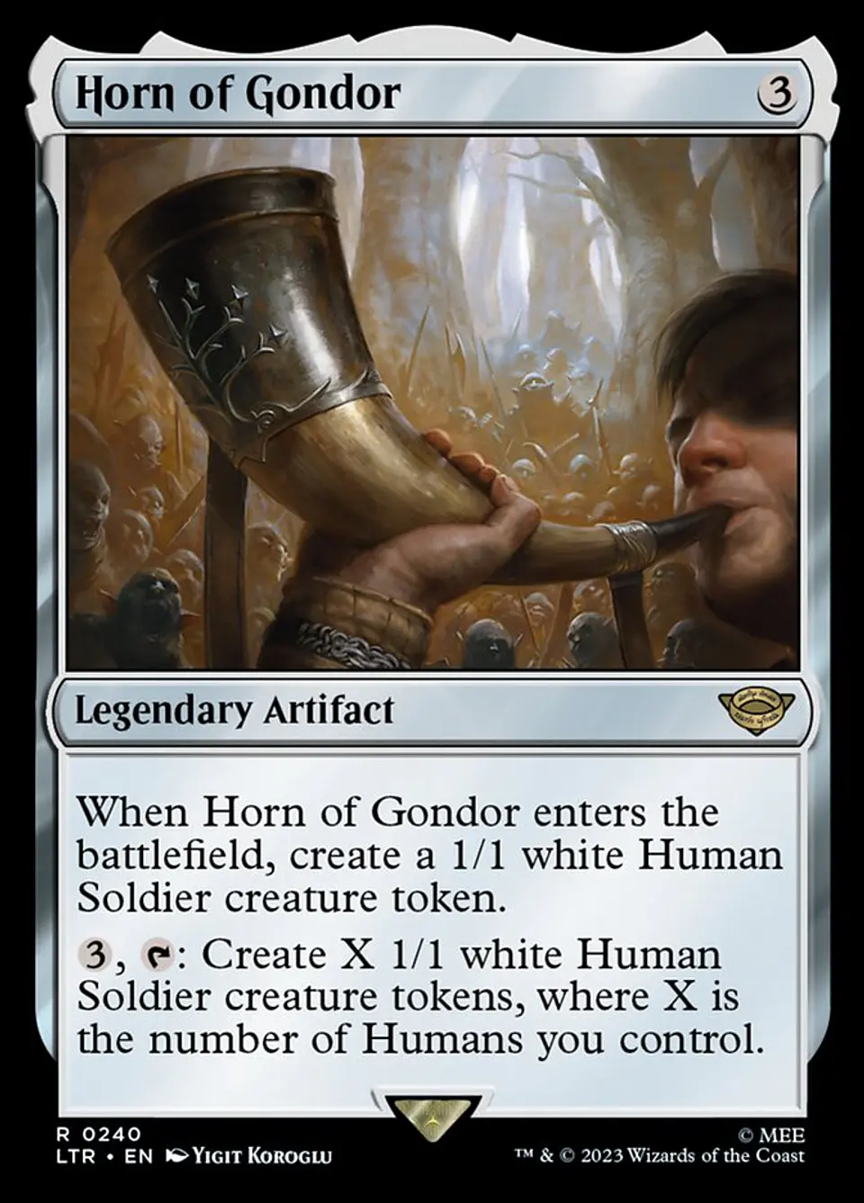 Horn of Gondor (foil) | Inglés | NM | LTR 1