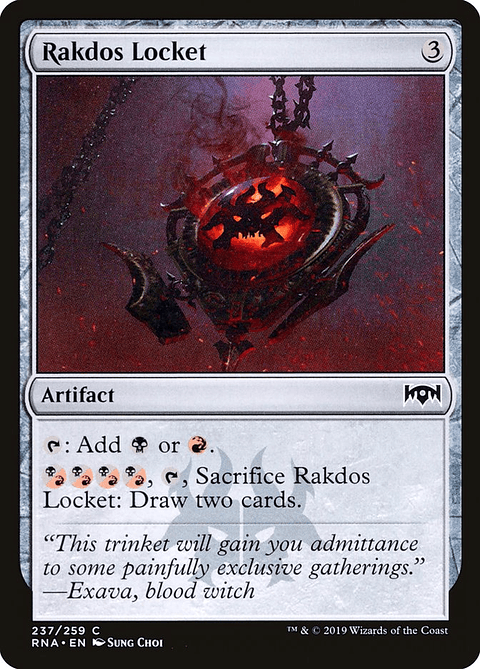 Rakdos Locket | Español | EX | RNA