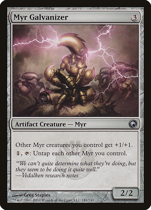 Myr Galvanizer | Inglés | NM | SOM