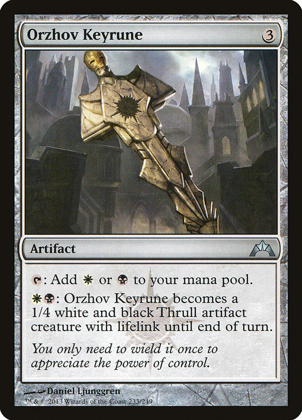 Orzhov Keyrune | Inglés | EX | GTC 1
