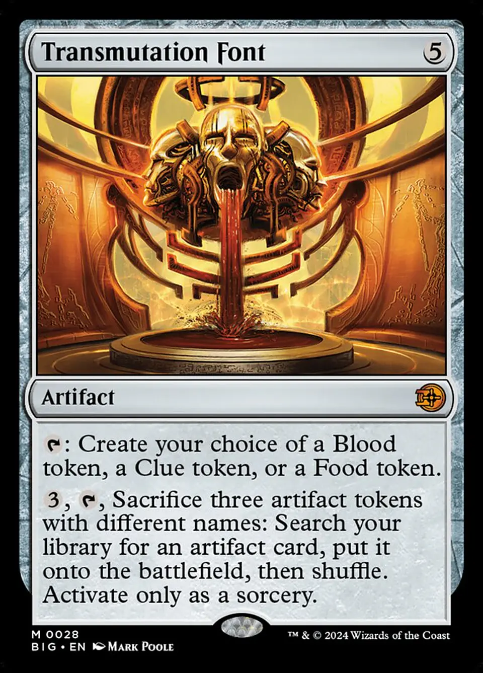 Transmutation Font | Inglés | NM | BIG 1