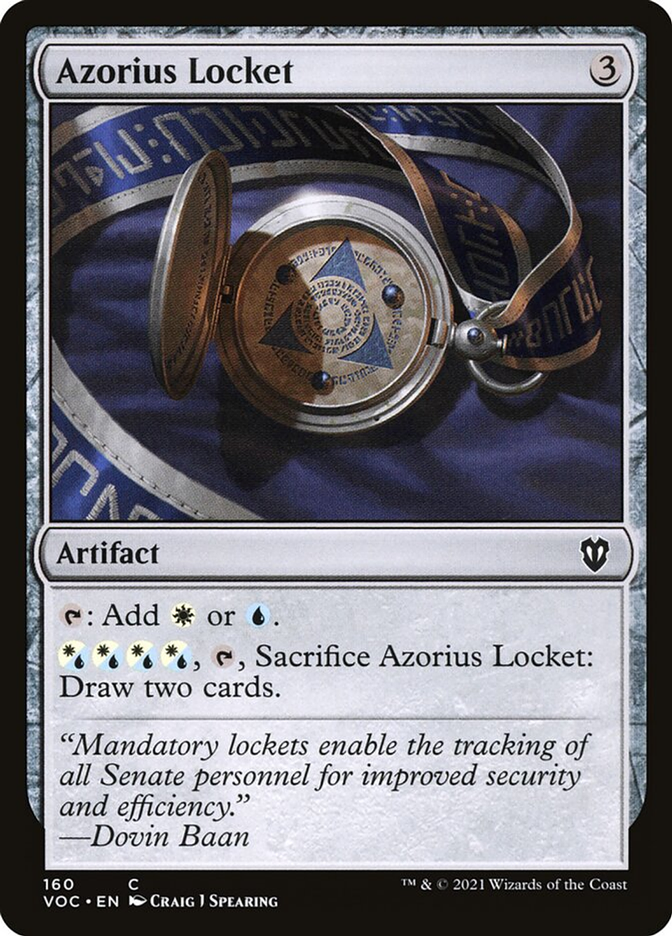 Azorius Locket | Inglés | NM | VOC 1