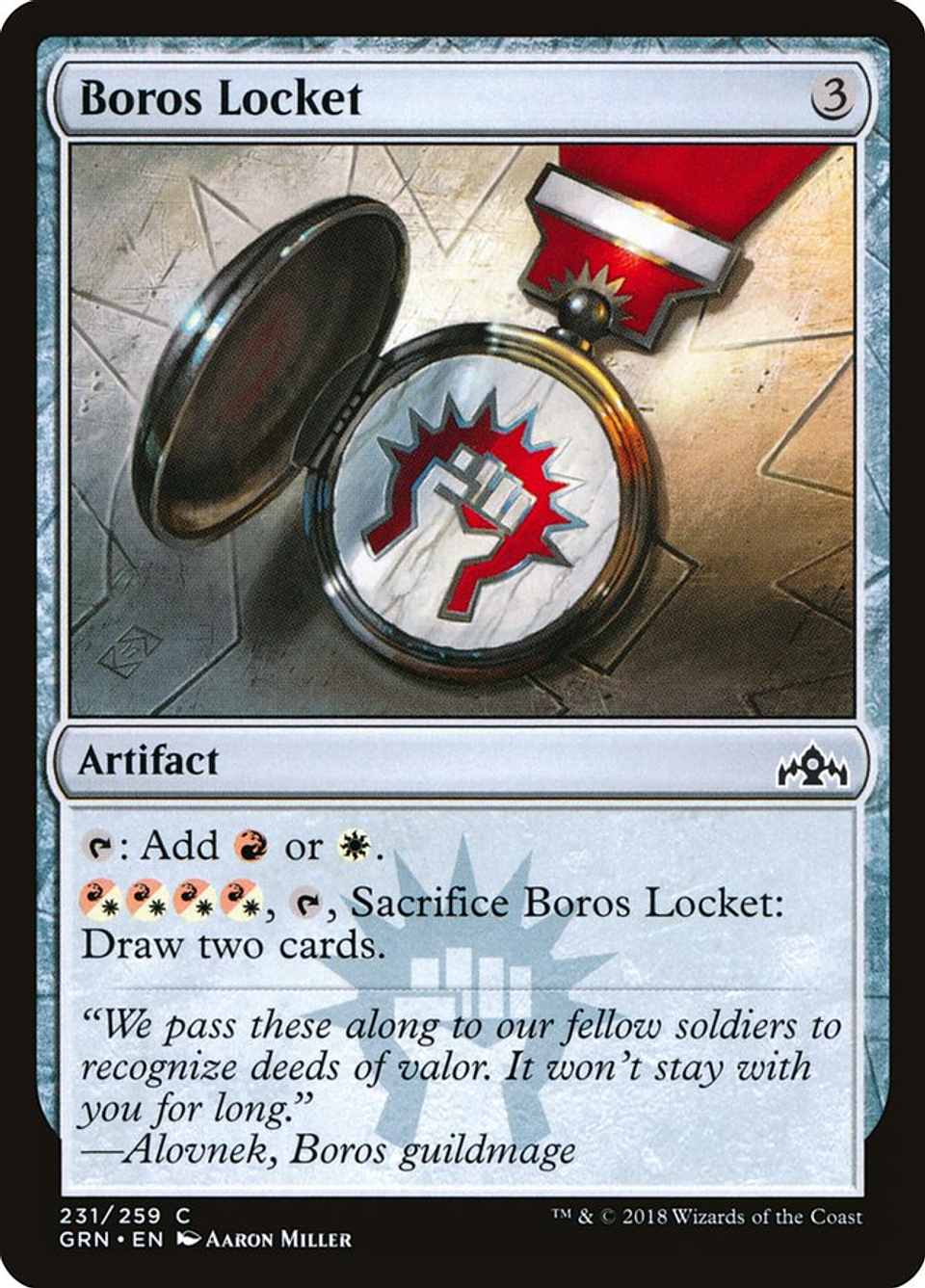 Boros Locket | Inglés | NM | GRN 1
