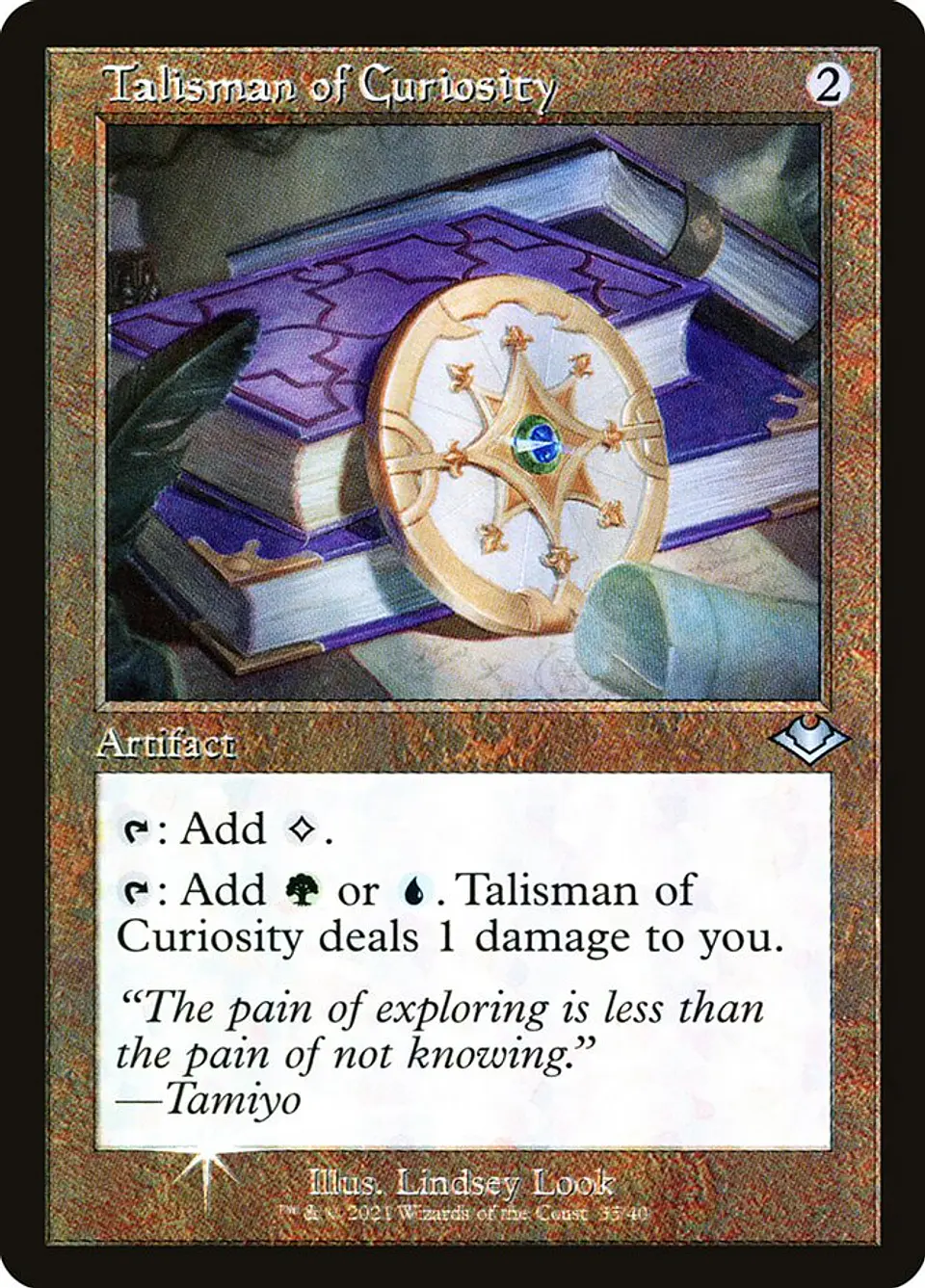Talisman of Curiosity (Retro Frame foil) | Inglés | NM | H1R 1