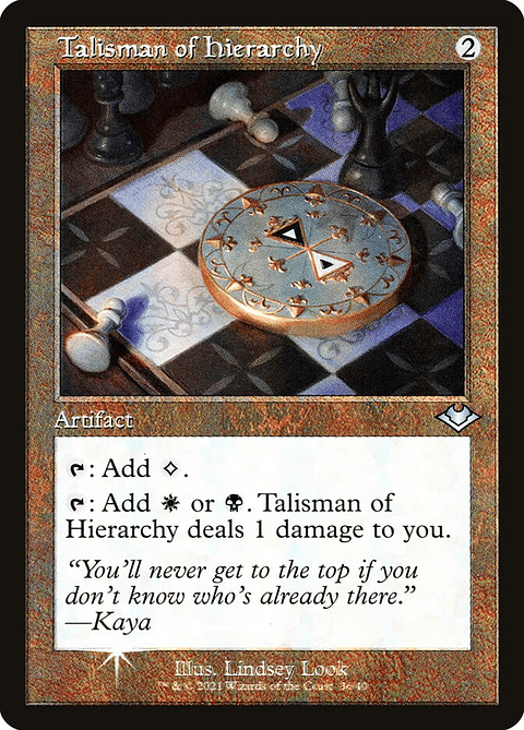 Talisman of Hierarchy (Retro Frame) | Inglés | NM | H1R