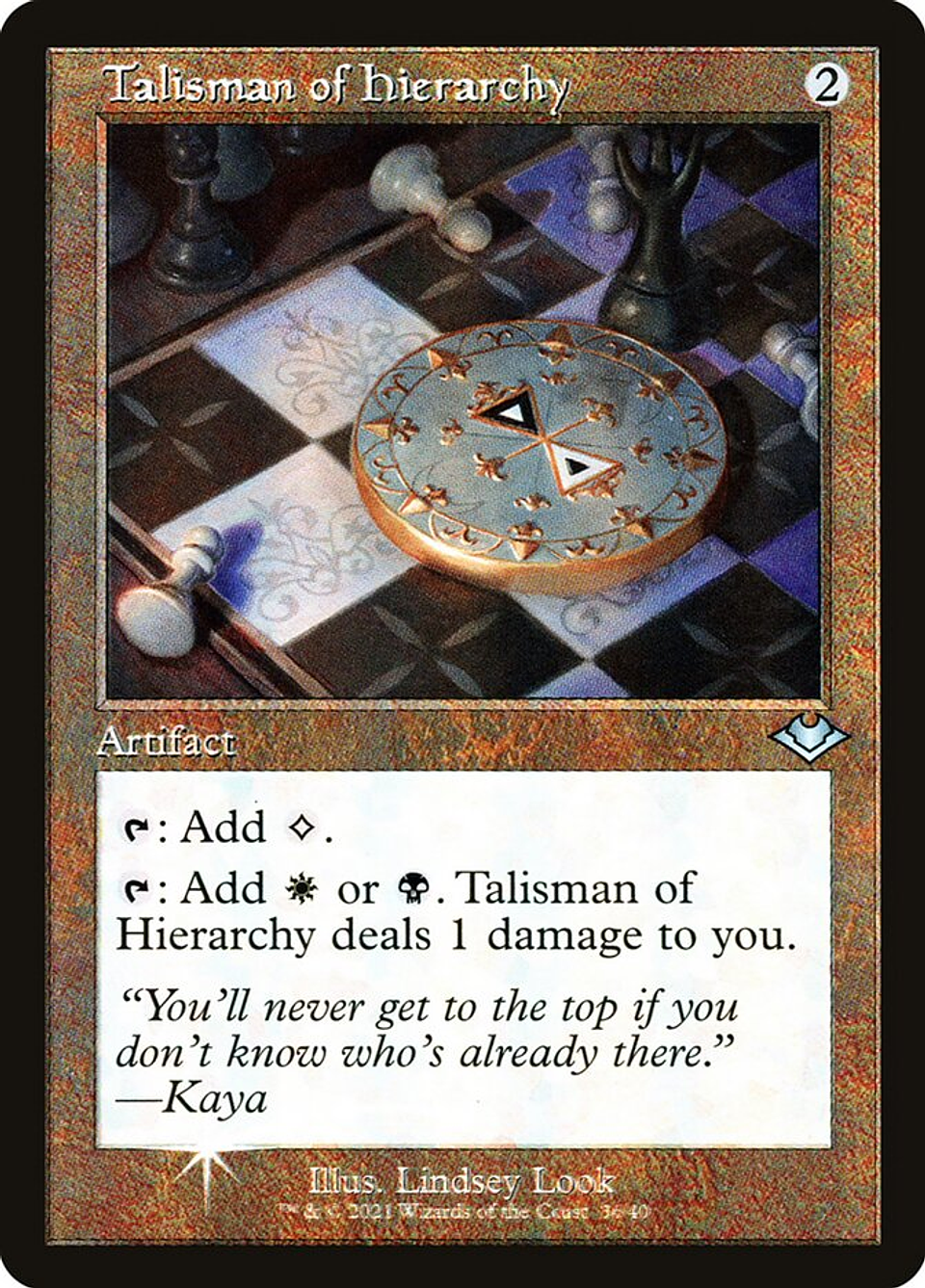 Talisman of Hierarchy (Retro Frame) | Inglés | NM | H1R 1