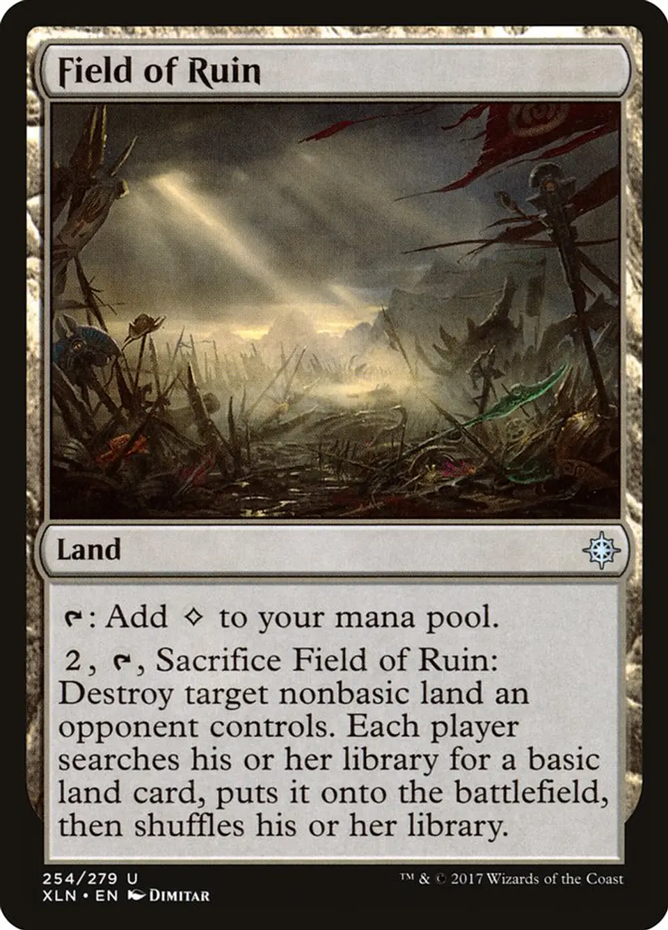 Field of Ruin | Español | NM | XLN 1