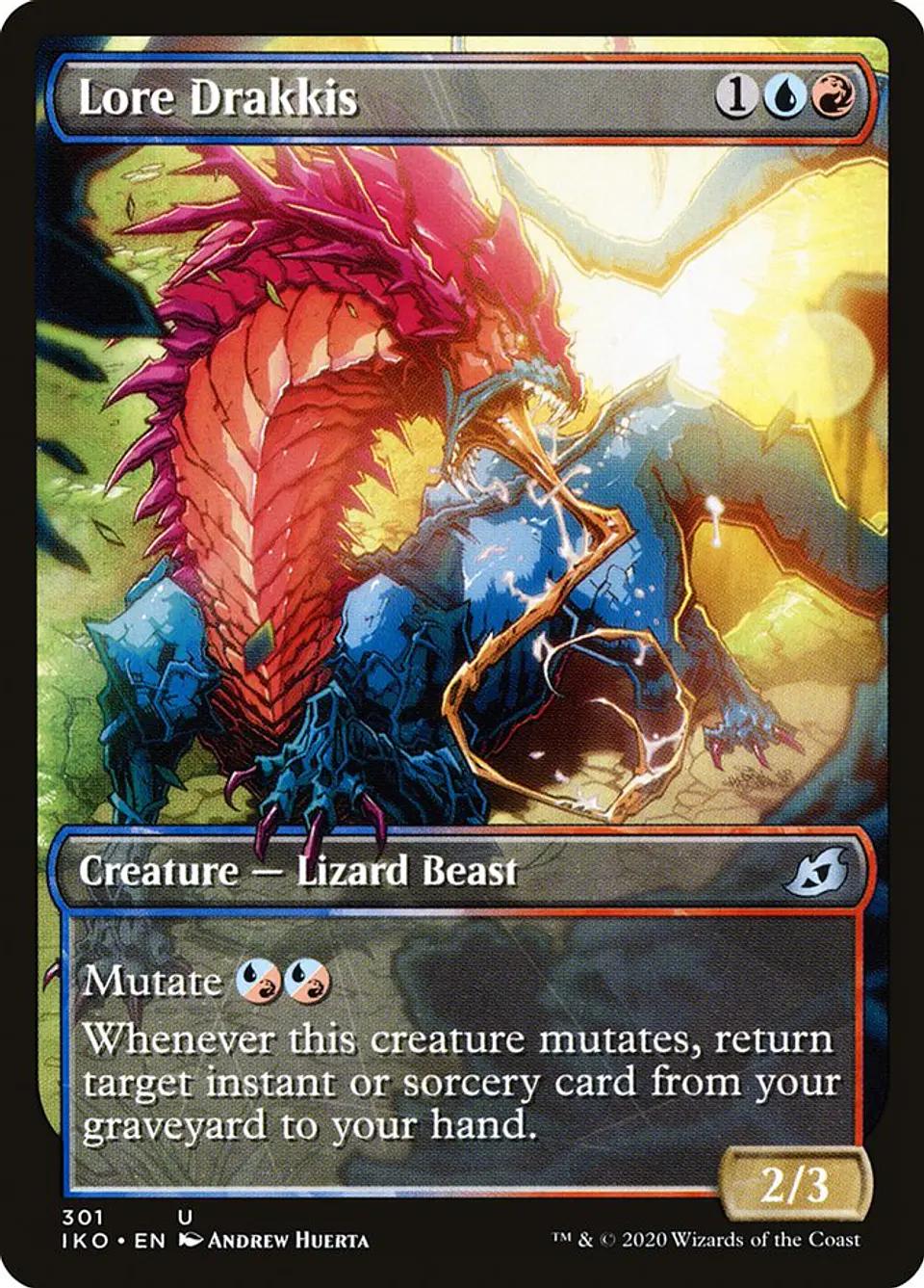 Lore Drakkis (Showcase) | Español | NM | IKO 1