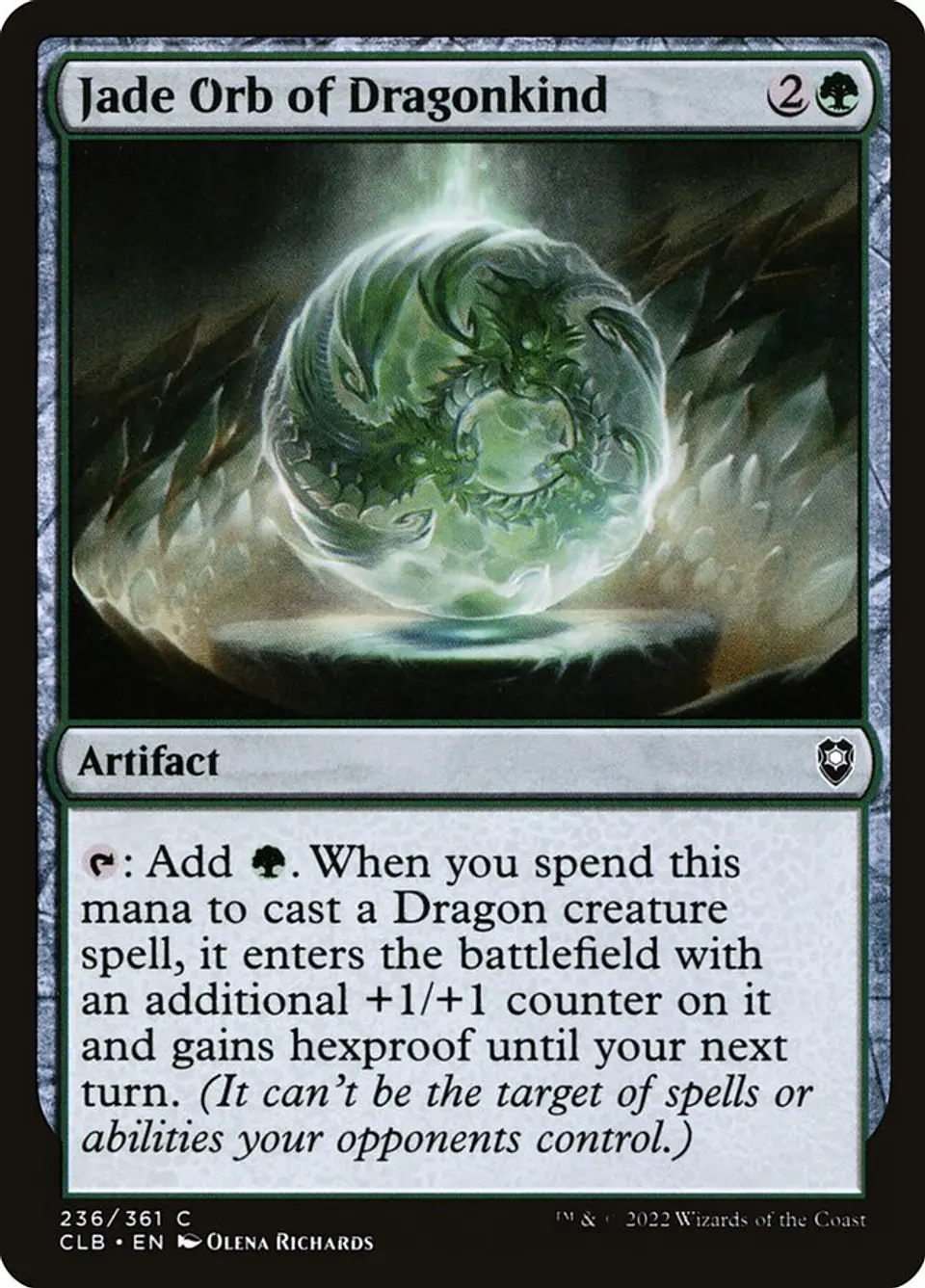 Jade Orb of Dragonkind | Español | NM | CLB 1