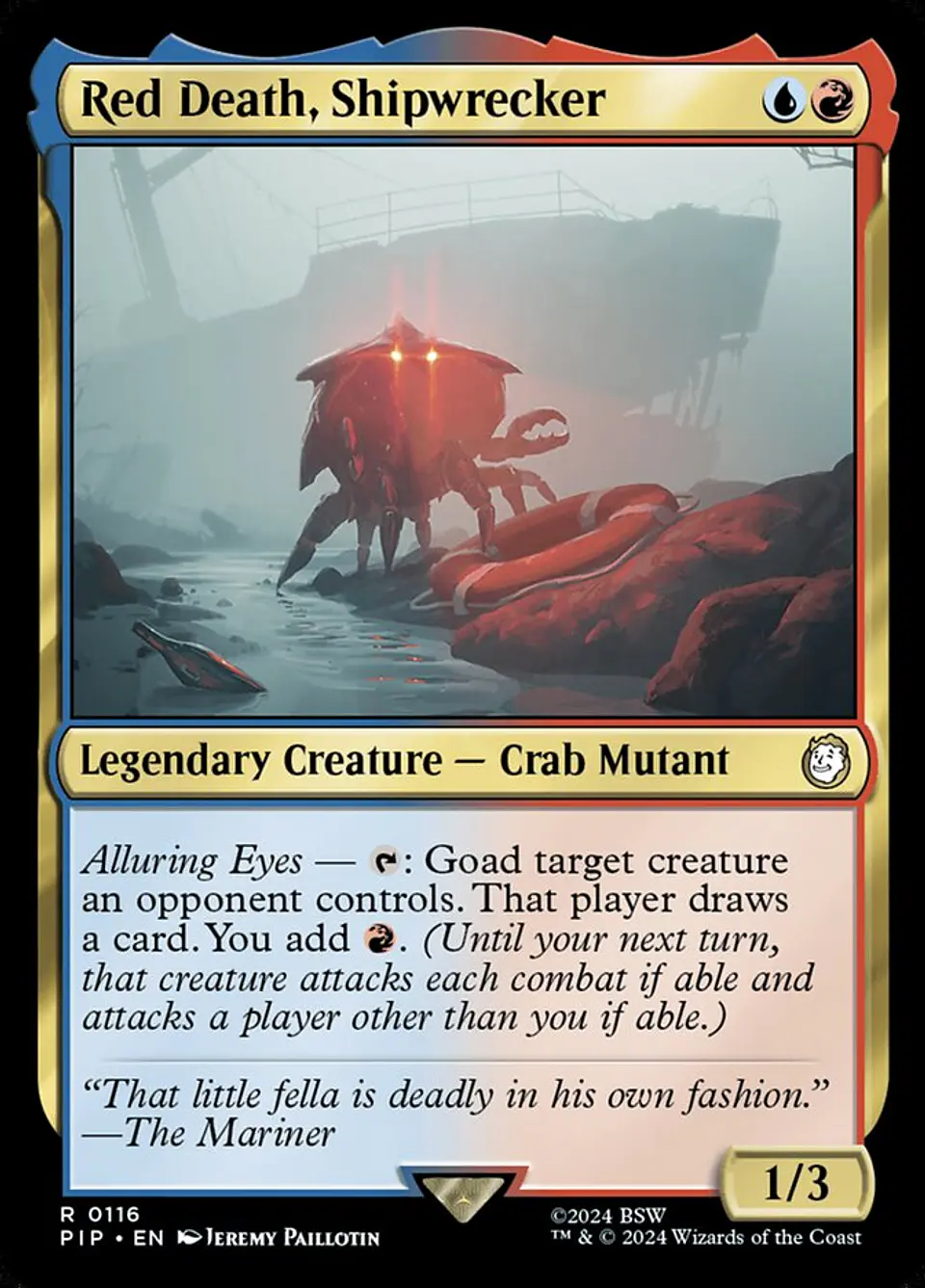 Red Death, Shipwrecker | Inglés | EX | PIP 1