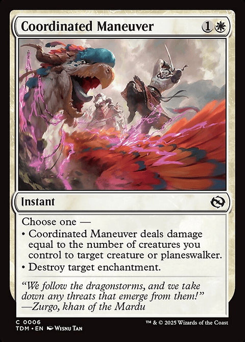 Coordinated Maneuver (foil) | Español | NM | TDM