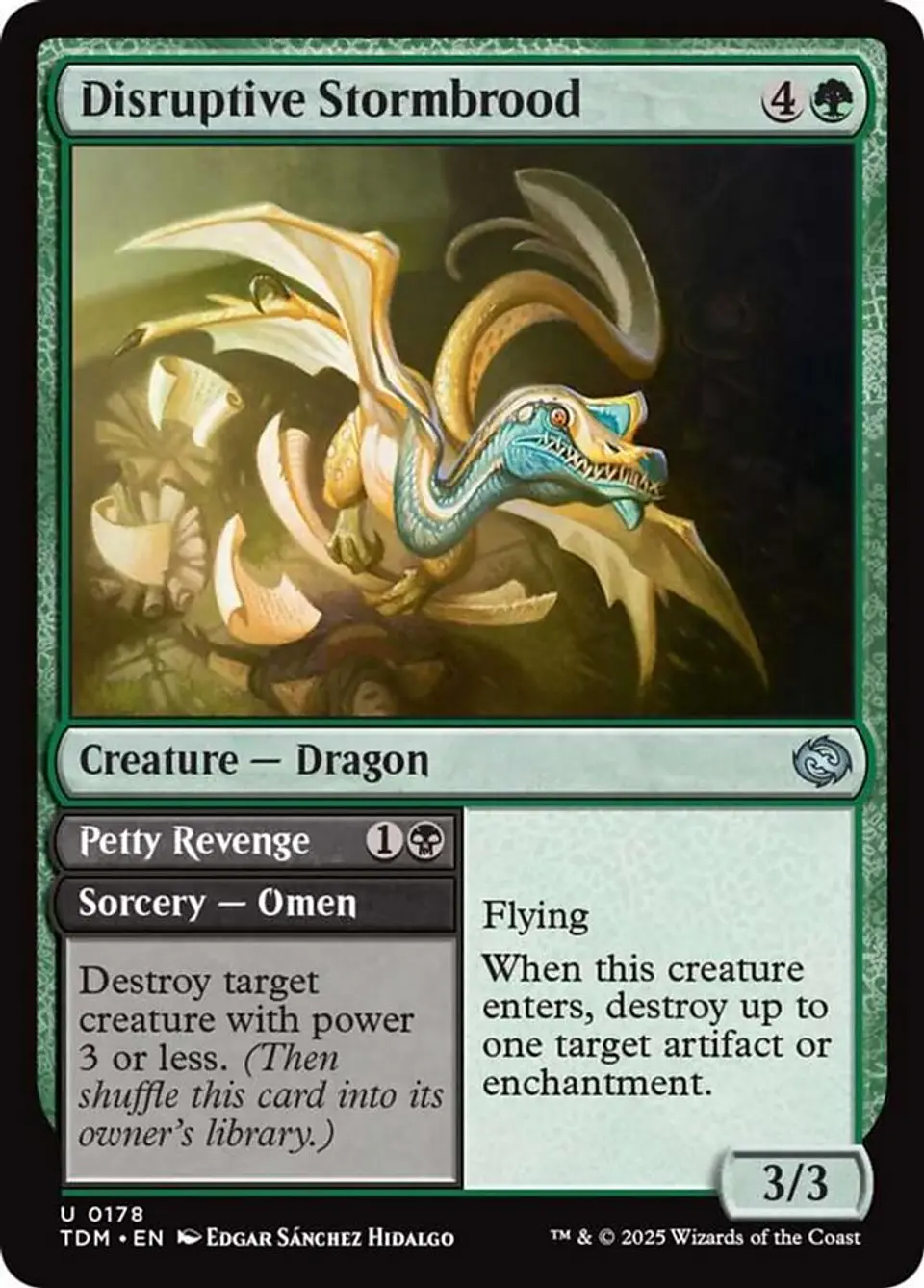 Disruptive Stormbrood // Petty Revenge | Inglés | NM | TDM 1