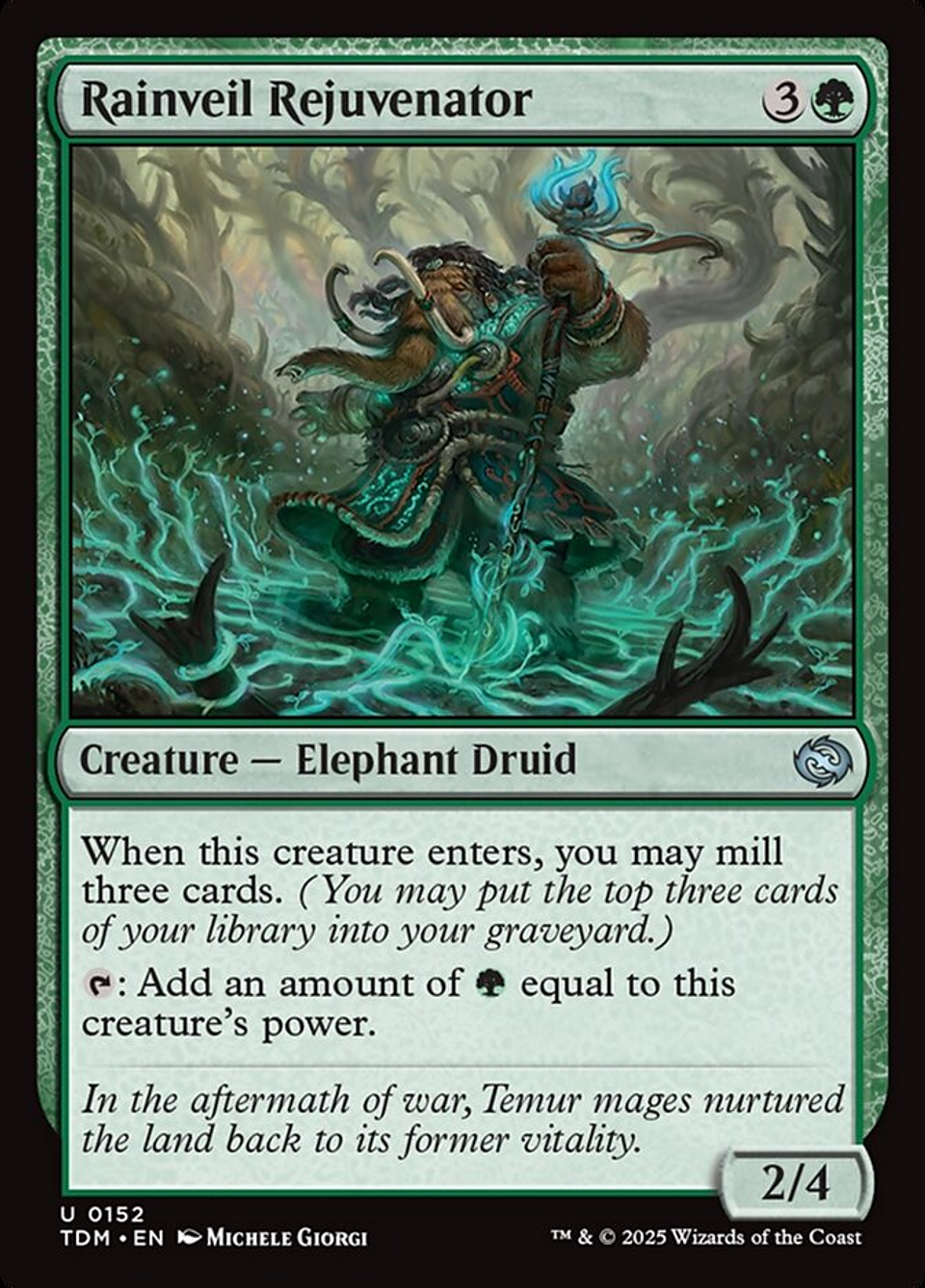 Rainveil Rejuvenator (foil) | Español | NM | TDM 1