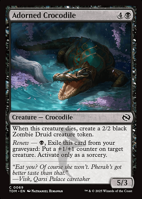 Adorned Crocodile (foil) | Inglés | NM | TDM