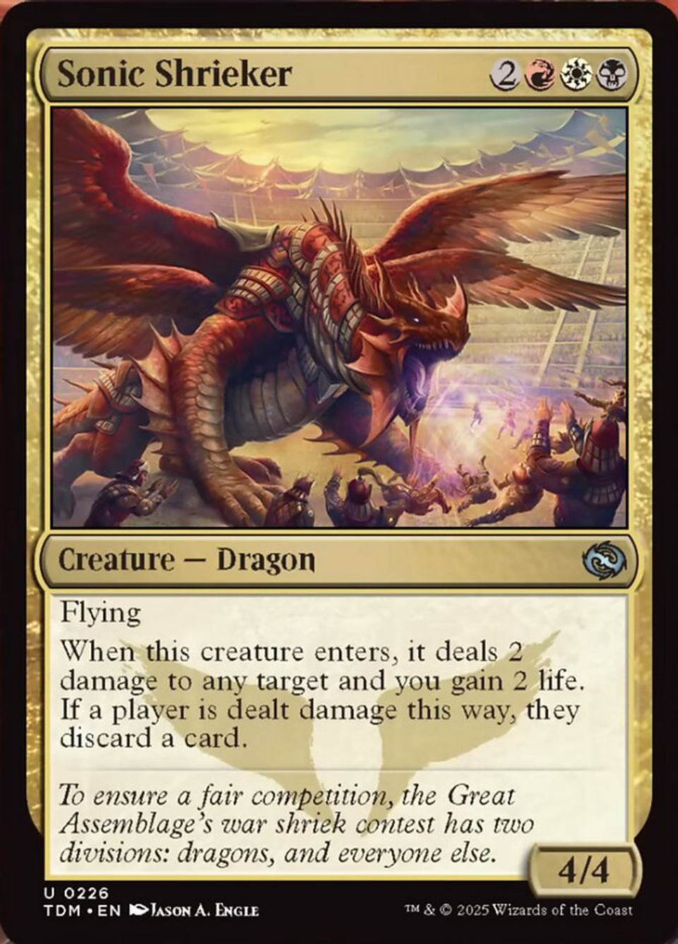 Sonic Shrieker (foil) | Inglés | NM | TDM 1